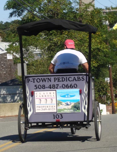 See Claire Carroll on Ptown Pedicabs!